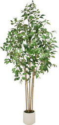 Artificial Lemon Tree Potted Plant with 23 Lemon Fruits, 6 Feet Tall Brings Nature Indoors and Comes to Life for Living Room, Bedroom or Office Decor