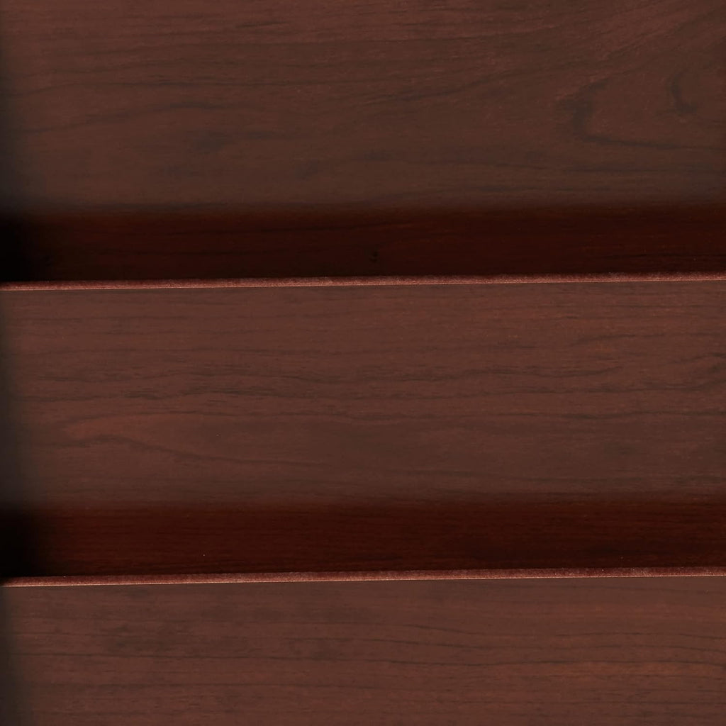Wooden Mallet 10-Pocket Cascade Free-Standing Magazine Rack, Mahogany