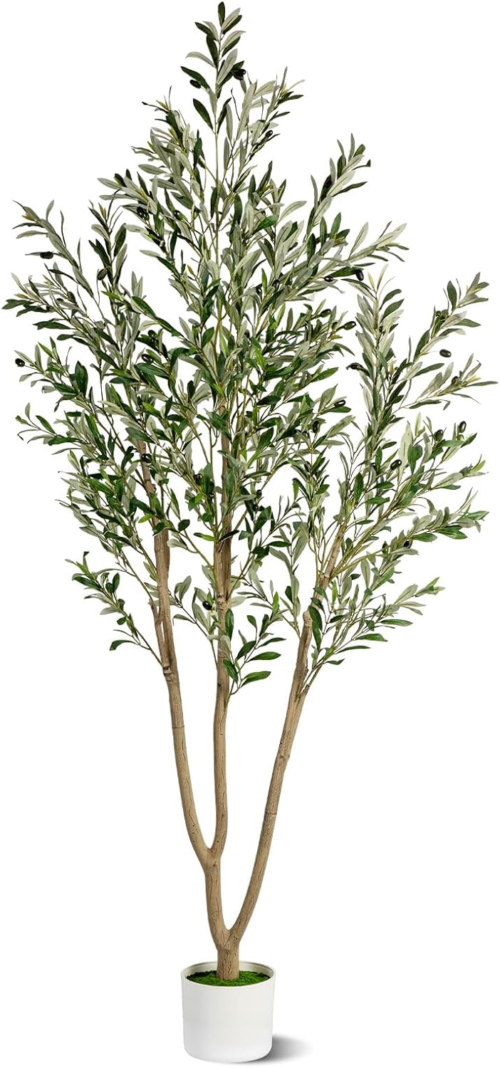 Artificial Lemon Tree 5FT Tall Faux Lemon Tree 5 Feet Fake Lemon Tree Faux Plants with Realistic Trunk and Lifelike Leaves and Fruits for Home Office Decor (Lemon Tree, 5 FT)